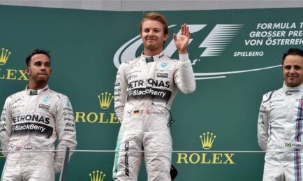 Rosberg overtakes pole-sitter, Hamilton, to win Austrian GP
