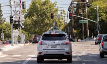 First injury involving a Google car
