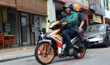 Motorbike Taxis take to the streets of Kuala Lumpur