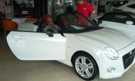 Daihatsu Copen Cero spotted at G-Mart Corporation Malaysia