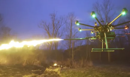Flame Thrower Drones to Go On Sale. What Could Possibly Go Wrong?