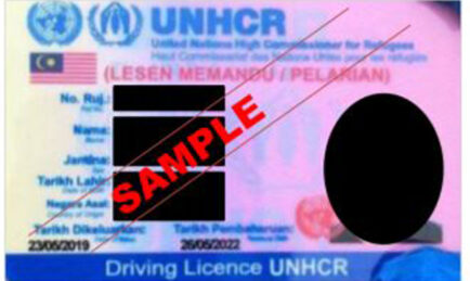 Sah Ke Lesen Memandu UNHCR?