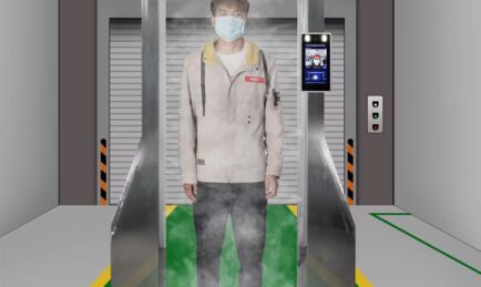 Walk Through X-1R-Sponsored Disinfection Booth to Enter Auto Dealerships in the Philippines