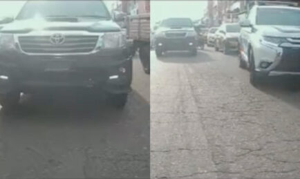 Siapa Suruh Cucuk Ambulans. Sekali Polis Ada Sebelah