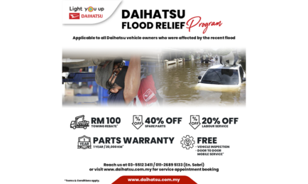 Daihatsu Malaysia Lancar ‘Program Bantuan Banjir’ Kepada Pemilik Daihatsu Yang Terkesan Akibat Banjir