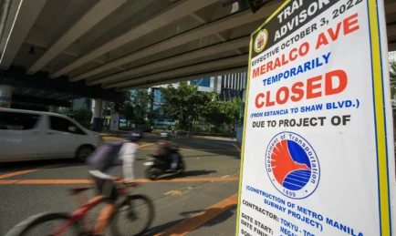 Meralco Ave. Isasara Para Sa Konstruksyon Ng Metro Manila Subway