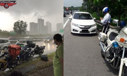 Saman RM2,000 Jika Berhenti Di Laluan Kecemasan Semasa Hujan Lebat