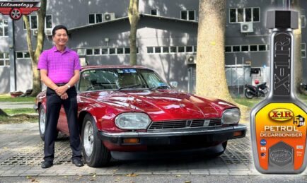 JAGUAR XJS KLASIK TERASA ‘BAHARU’ DENGAN X-1R PETROL DECARBONISER
