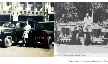 Here’s Why Perak License Plates Start with A (and Selangor B)