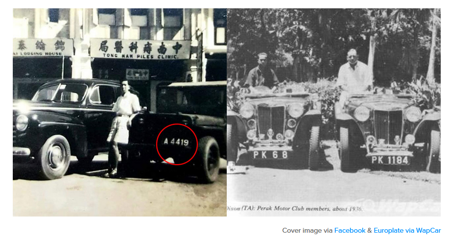 Perak License Plates
