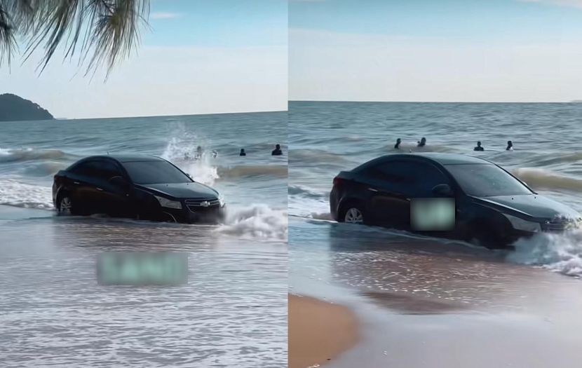 Car Stuck in the Sand