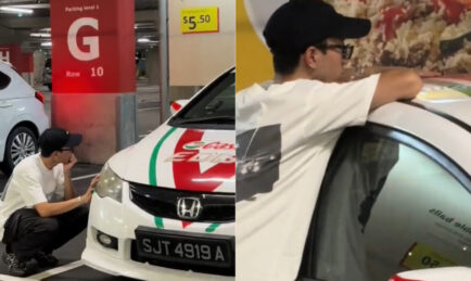 Singaporean Man Cries While Giving Up His Honda Civic with Expired COE