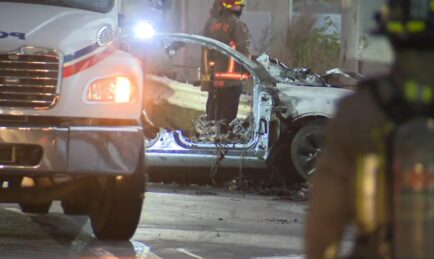 4 Dead As Tesla Lost Control, Crashed, and Burst Into Flames