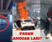 PADAH LANGGAR LARI, AKHIRNYA MERCEDES GLE450 HANGUS.