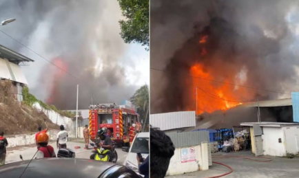 Kilang Bateri EV & Telefon Bimbit Di Melaka Terbakar.
