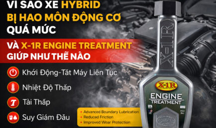 Vì Sao Xe Hybrid Bị Hao Mòn Động Cơ Quá Mức Và X-1R Engine Treatment Giúp Như Thế Nào